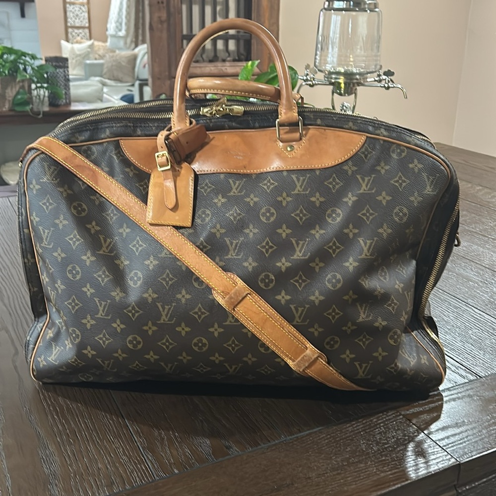 Louis Vuitton Monogram Alize 2 Poches Luggage Carry-On Travel Bag